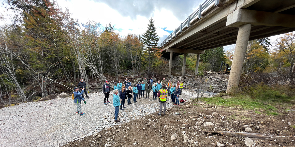 A group of Trans Canada Trail members on a trail walk in Halifax 