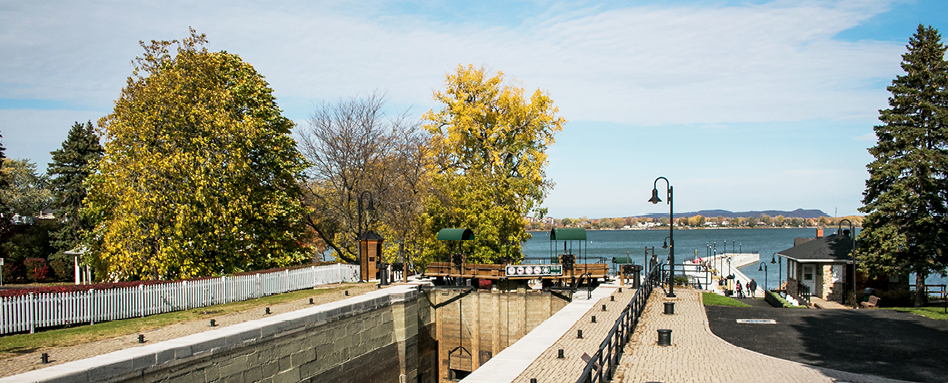 Chambly canal bike path