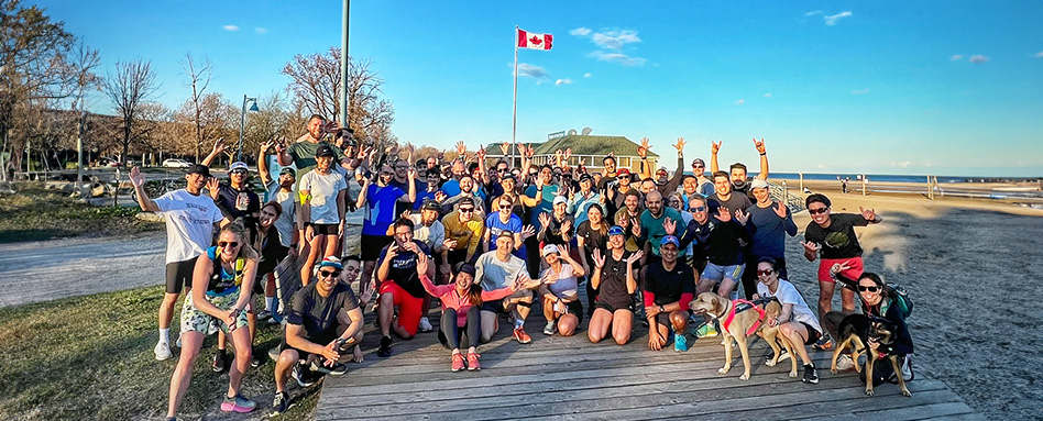 Eastbound Run Crew group photo