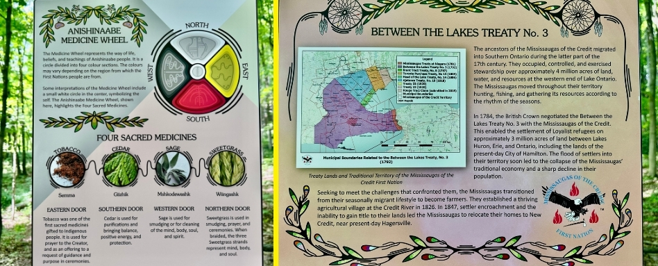 01Support image_ON_Web story_Basadinaa Experience_credit Heidi Tillmanns | Sentier Transcanadien indigenous trail signage