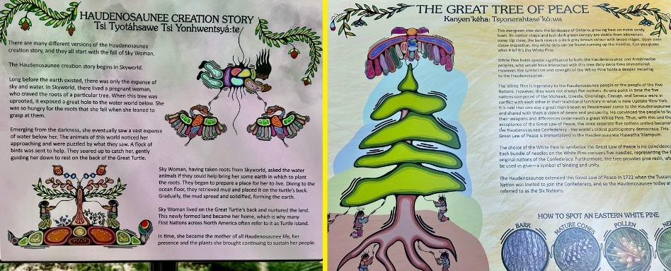 03Support image_ON_Web story_Basadinaa Experience_credit Heidi Tillmanns | Sentier Transcanadien local trail signage