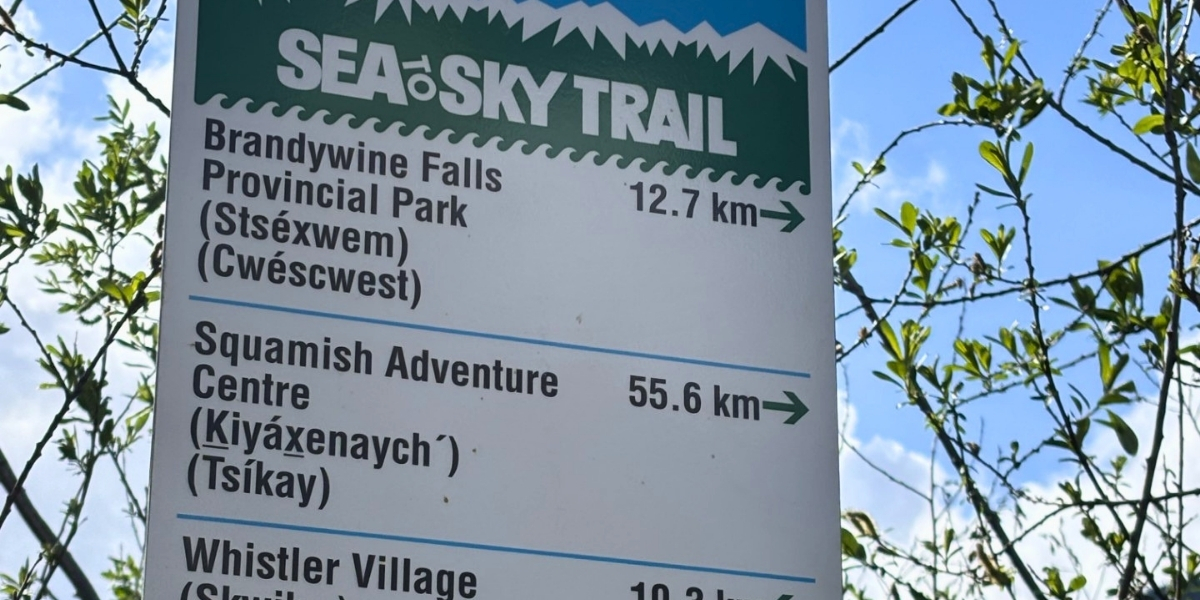 00Feature image_Its a Sign_cerdit Bronwyn Preece brighter | Sentier Transcanadien trail signage of sea to sky trail