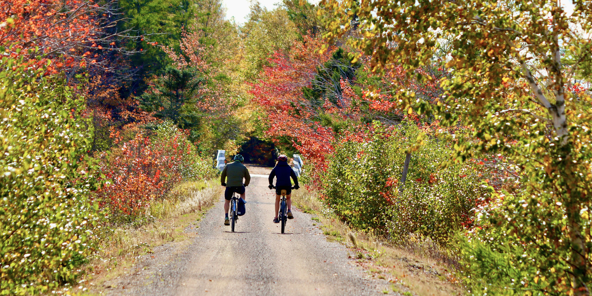 Inverness Shean Trail section of the Celtic Shores Coastal Trail in Nova Scotia
